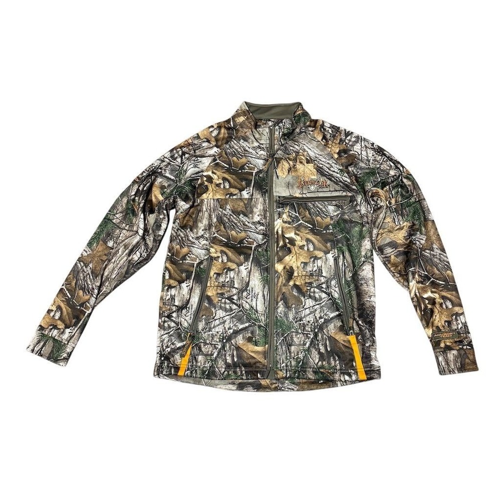 Realtree Men's Camouflage Windbreaker‎ Medium Hunting Hiking Outdoor